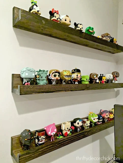 ledges for Funko Pop display